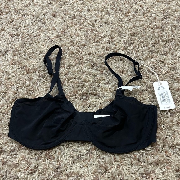 Smoothez By Aerie Balconette 32C Black NWT - Picture 1 of 3